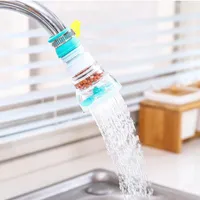 Kitchen Faucets Stone Faucet Shower Head Extendable Plastic Purifier Easy Installation Splash-Proof For Water Pipe Gadget