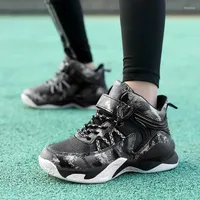Athletic Shoes Boys Girls Sports Casual Sneakers Children Outdoor Kids High Top Basketball Running Size31-40