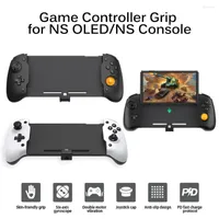 Game Controllers Upgraded Controller Grip For Switch  NS OLED Console Joystick Handheld 6-Axis Gyro Handgrip Embedded Gamepad