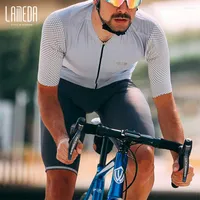 Racing Sets LAMEDA Men's Cycling Set Bicycle Clothing Summer Short Sleeve Jersey Maillot Mountain Bike Skinsuit Bib Shorts