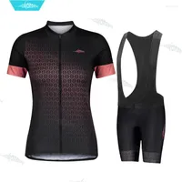Racing Sets Swordbik Summer Cycling Short Sweatshirt Set Women's Bike Shirt MTBJersey Kits Clothing Bicycle