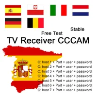 Europa Digital Antenne Duitsland Oscams zeer stabiele CCAMS HD voor satellietrijstrook Europa Spanje 2023 De stal voor satellietontvanger