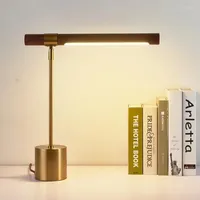 Table Lamps Nordic Simple LED Small Modern Designe Wooden Foldable Bedroom Stand Lamp Creative Romantic Decoration Desk Lights