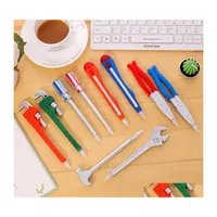 Ballpoint Pens 1 Piece Personality Hardware Tools Stationery Creative Quality Pen Utility Knife Writing Office Drop Delivery School Dhh7N