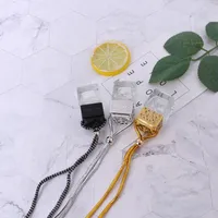 Interior Decorations Home Car Hanging Air Freshener Diffuser Fragrance Clear Glass Empty Perfume Bottle Essential Oil Bottles