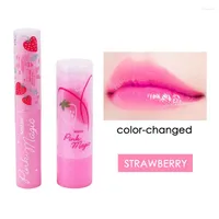 Lip Gloss Thailand Mistine Strawberry Lipstick Long Lasting Moisturizing Care Color Change Anti-drying Makeup