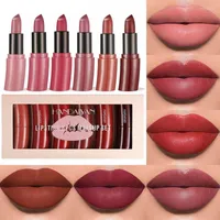 Lip Gloss 6 Color Matte Lipstick Waterproof Long Lasting Women Glaze Set Party Cosmetic Moisturizes And Hydrates Lips