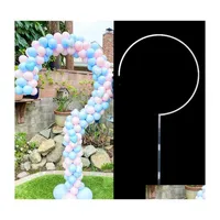 Party Decoration Cm Round Circle Balloon Stand Column With Arch Wedding Backdrop Birthday Baby Shower Drop Delivery Home Garden Fest Dhpdk