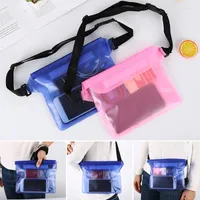 Storage Bags Waterproof Swimming Bag Ski Diving Shoulder Waist Pack Underwater Mobile Phone Case Cover For Beach Boat Sports