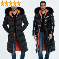 Мужская девчонка мужская утиная одежда Длинная парка зимние куртки густые тепло