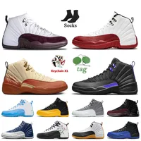 A Ma Maniere 12S Basketball Shoes Jumpman 12 Wit Black Black Eastside Golf Kersen Bloemen Stealth Hyper Royal Playoffs Royalty Taxi Utility Flu Game Trainers sneakers