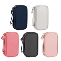 Storage Bags Cable Organizer Bag Multi-storey Electronic Accessories Case Zipper Closure Portable Carry For U-disk Shield Headset Hard Disk