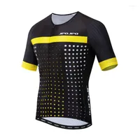 Racing Jackets JPOJPO 2023 Summer Men's Cycling Jersey Top Pro Bicycle Clothing Mountain Bike Team Sport Shirt