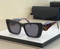 Cat Eye Sunglasses 08YS Black Grey Women Designer Sunglasses Sun Glasses Shades outdoor UV400 Protection Eyewear with Box