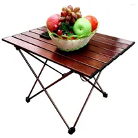 Camp Furniture Lightweight Folding Table Aluminum Alloy Portable Outdoor Camping BBQ Desk