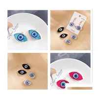 Charms Jewelry Accessory Diy Fashion Ornaments Evil Eye Pendant Resin Necklace Earrings Pendants Drop Delivery Findings Components Dh8Oa
