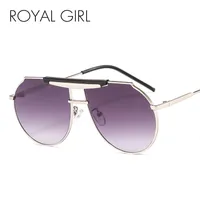 Sunglasses ROYAL GIRL Fashion Pilot Big Frame Women Classic Oversized Brand Design Sun Glasses Men Gradient Driving Goggle Ss5411