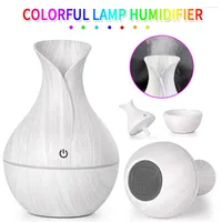 Humidifier Electric Aroma Air Diffuser Wood Ultrasonic Essential Oil Aromatherapy Cool Mist Maker For Home Office