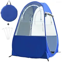 Tält och skydd Vinterfiske UV -åskådare Up Tält Enkel 1 person Automatisk tittar på Welning Rain Proof Shelter Camping Outdoor