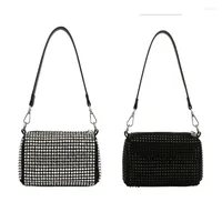 Cosmetic Bags Bag For Women PU Leather Shoulder Underarm Zipper Small Handbag