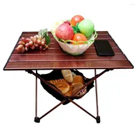 Camp Furniture Portable Folding Table Outdoor Camping Home Barbecue Picnic Ultra Light Aluminum Alloy Travel Lightweight