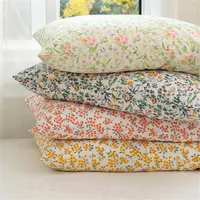 Pillow Case Cilected Korean Cotton Plant Flower Pillowcase Single Double Envelope Small Floral Cover Bedside Cushion Decor