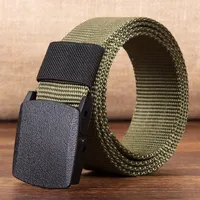 Waist Support Men Outdoor Canvas Belt Hiking Camping Safety Hunting Sports Wearable Breathable Military Tactical