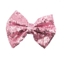 Hair Accessories Gifts For Small Kids Toddler Baby Girls Glitter Bowknot Clip Sequins Hairpin Headwear Ponytail