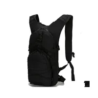 Outdoor Bags 15L Tralight Molle Tactical Backpack 800D Oxford Military Hiking Bicycle Sports Cycling Climbing Bag Drop Delivery Outdo Dhjax