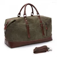 Duffel Bags Causal Canvas Bag Outdoor Travel Portable Large Capacity Men Women Luggage One Shoulder High-Capacity Fitness Hoe