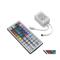 RGB -controllers LED -controller 44 toetsen IR -besturingslichten Remote Dimmer DC12V 6A voor 3528 Strip Drop Delivery Lighting Accessories DHWFC