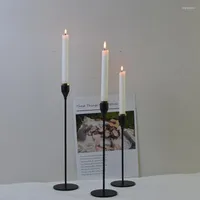 Candle Holders IMUWEN Metal Luxury Candlestick Wedding Stand Exquisite Candelabra Table Home Decor IM805