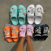 Slippers bling clogs Sandals Summer Women Slippers Platform Slides Outdoor Clogs Thick Sole Street Beac Flip Flops Garden Shoes 012823H