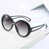 Sunglasses Luxury Round Woman Oversized Female Glasses Gradient Brand Women Sun Ladies 2023 Retro VintageSunglasses