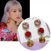 Stud Earrings 2023 Fashion Exquisite And Romantic In Three Colors Korean Style Elegant High Quality