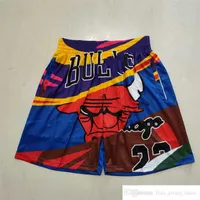Rose Pippen Rodman Team Men Basketball Shorts Just Don Retro City 2021-2023 보상 버전 Wear Sport Pant와 주머니 지퍼 스웨트 팬츠 엉덩이