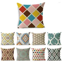 Pillow Geometric Couch Home Decorative Pillows 45x45cm Seat Back S Bedding Pillowcase Without Core
