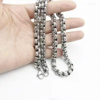 Chains Chain Necklaces For Mens Stainless Steel Fashion Necklace Hip Hop Rock Long Jewelry Neck Gifts Male WholesaleChains Heal22