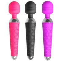 Massager Vibrator Sex Toys for Women Silicone Woman 10 Vibration Modes Adult Powerful Vibrating Av Wand Vaginal