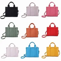 The Tote Bag Designer Women Mini Large canvas leather Crossbody Shoulder Handbags With strap Black Pink Totes Bags Handbag pvc q00q#