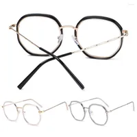 Sunglasses Women Men Eyewear Retro Metal Optical Glasses Anti Blue Light Myopia Computer Eyeglasses