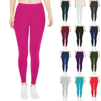 Women's Pants Stretch Women Low Waisted Opaque Soft Yoga Slim Solid Length For Work