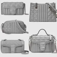 Woman Designer Bags Chain Handbags Shoulder Bag Famous Brands handbag Lady Genuine Leather Gray White Black Marmont Cross Body Bag