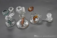 New Female male Mini Bong glass Water Pipes bongs thick Pyrex DAB Oil Rigs Bong Recycler Oil Rig 14mm Beaker Bong mutil style for options
