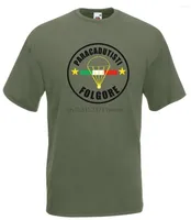 Herr t-skjortor 2023 högkvalitativ tee-skjorta t-shirt maglietta j2225 paracadutisti come folgore dal cielo para brigata forza sommar