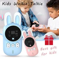 Walkie Talkie Cute Mini Kids Wireless Intercom Child Radio Toys Two Way 1-3 Km Transmitter Camping Family Children Gift