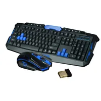 Wireless 2.4Ghz Gaming Keyboard With Mouse Combo Waterproof Optical Multimedia USB Mechanical Set