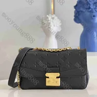 10A top tier Quality Luxury designers Black Embossed Womens Bag Marceau Handbag Envelope Quilted Purse Flap Bag Real Leather Canvas Shoulder