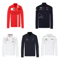 New F1 racing suit T-shirt team quick-drying clothes long sleeve Polo shirt men's casual lapels