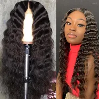 Lace Front Wigs Loose Deep Wave Wig For Black Women Pre Plucked Transparent Frontal Human Hair
